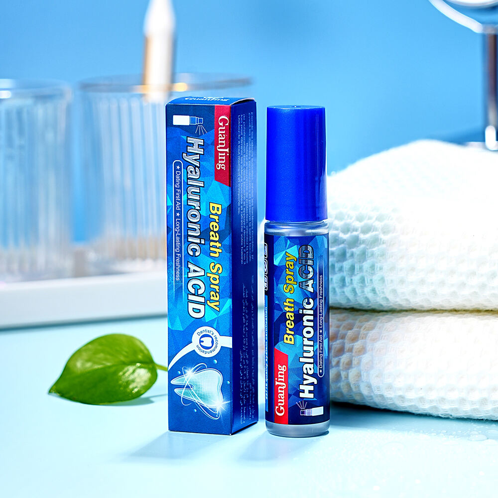 グアンジン ヒアルロン酸ブレススプレー 食後使用で長時間フレッシュな息を保つポータブル口腔ケア 卸売・OEM対応