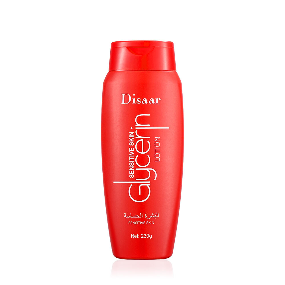 DS5215 Disaar Glycerin Body Lotion for Sensitive Skin - Non-Greasy Intensive Moisturizer, 230g, Hydrates & Nourishes Dry Skin for Men and Women