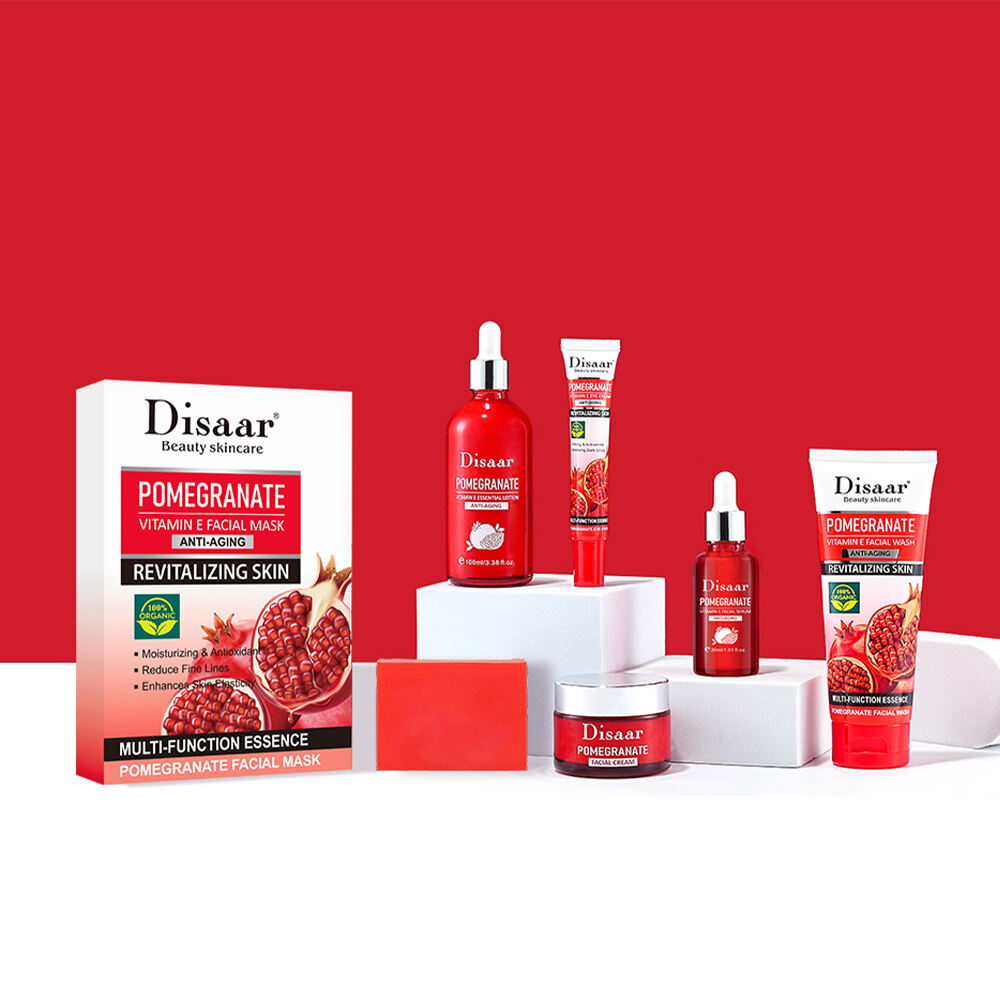Meilleurs produits de soin pour la peau mature - Série anti-rides à la grenade et à la vitamine E