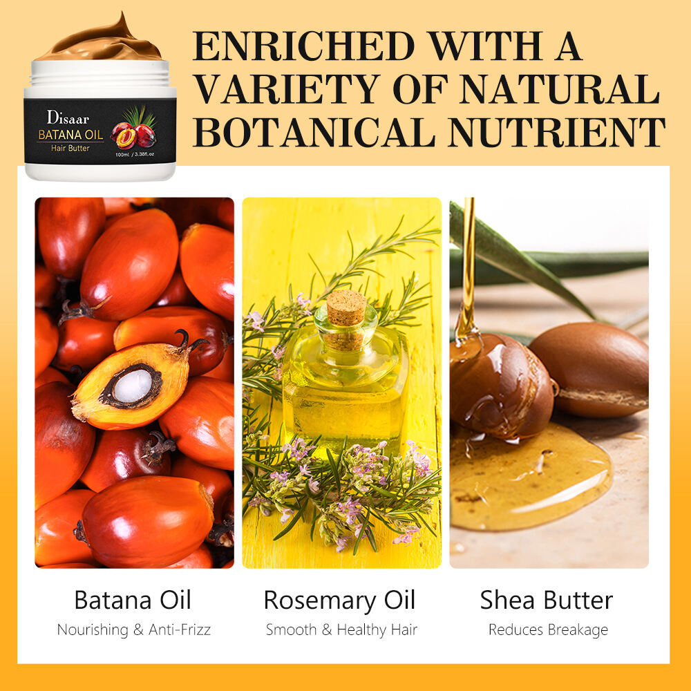 Hot Organic Batana Oil Hair Butter Nourishing AntiFrizz Reduces
