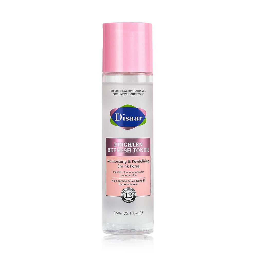 DS5601 Tónico Refrescante Iluminador de Niacinamida Disaar - 150ml, Reducción de Poros y Hidratante, Con Ácido Hialurónico para la Hidratación de la Piel y la Reducción de Marcas de Acné