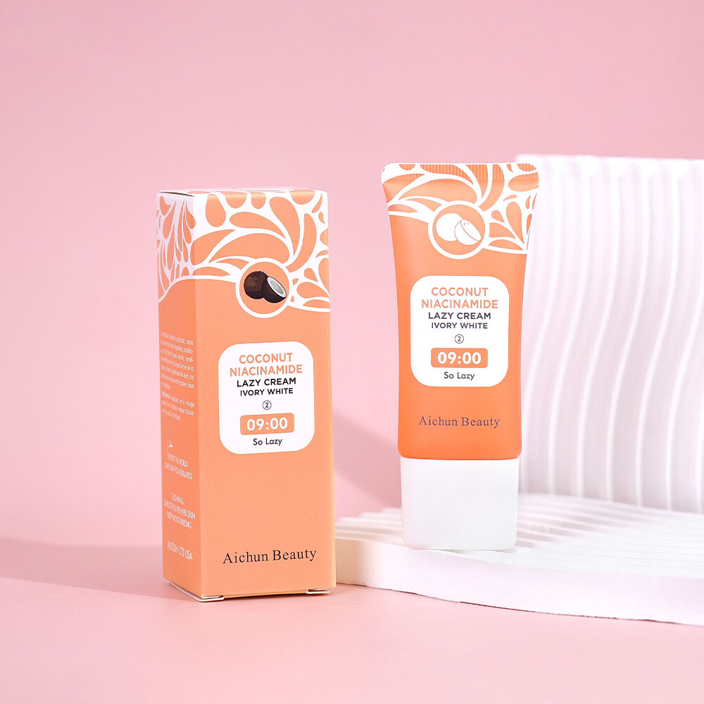 Aichun Beauty Lvory White Coconut Lazy Cream for Brightening and Moisturizing Private Label Supply