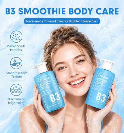 Серія засобів для догляду за шкірою з ніацинамідом «Smoothie» для вирівнювання тону шкіри та зменшення слідів від акне