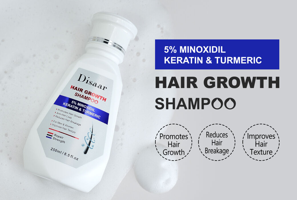 Disaar 250ml 5% Minoxidil Hair Growth Shampoo Repair and Strength Hair Wholesale