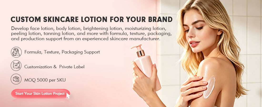 Custom Skincare Lotion for Your Brand