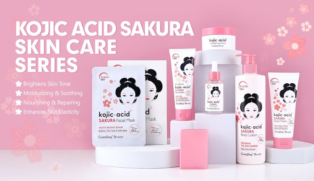 Guanjing Kojic Acid Sakura Skin Care Series