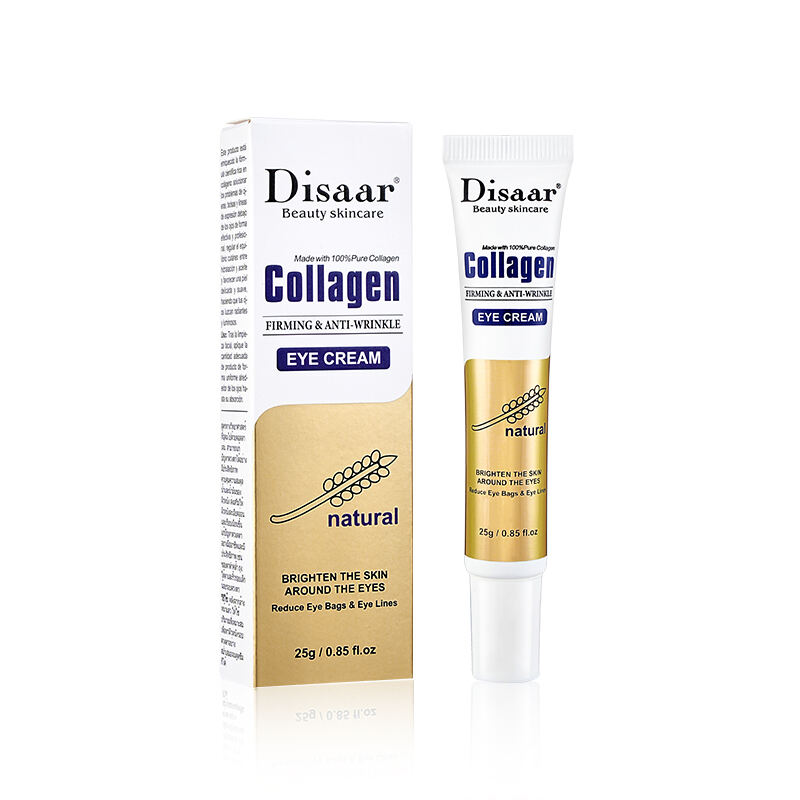 Disaar 100% Colágeno Anti-envejecimiento Antiarrugas Natural Crema para debajo de los Ojos Firme Antiarrugas Crema para los Ojos