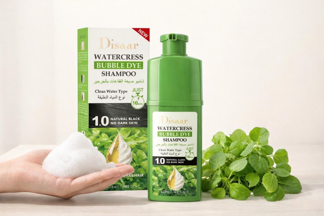 Watercress Bubble Dye Shampoo Why It Is Getting Attention from Hair Care Buyers