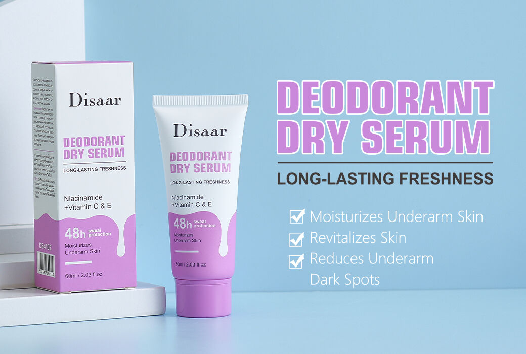 Disaar 60ML Niacinamide & Vitamin C & E Deodorant Dry Serum Dark-spot care and revitalizing underarm serum