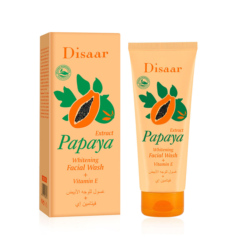 Disaar Lavado Facial de Papaya con Vitamina E Cuidado Diario de la Piel Crema para Manos para Mujeres Adultas Crema y Loción Facial & Productos