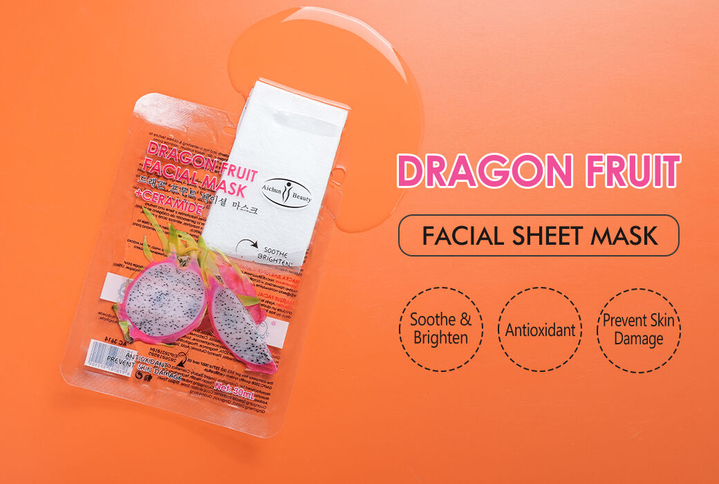 Aichun Beauty Dragon Fruit Soothing Facial Sheet Mask