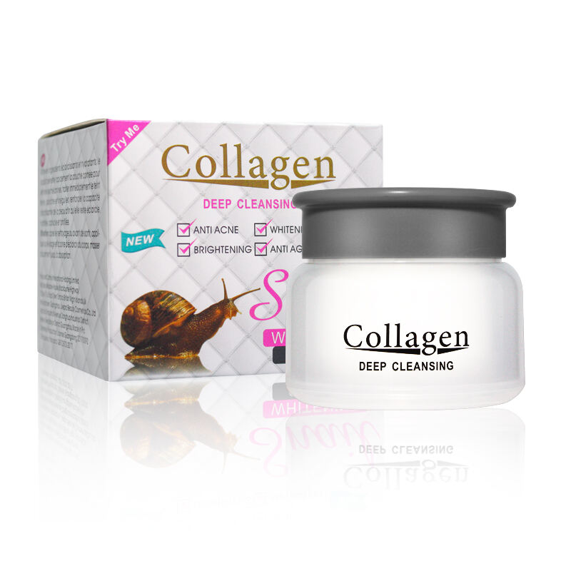 mejor crema facial de colágeno de caracol para piel clara blanqueamiento de belleza crema facial para hombres mujeres piel radiante en Arabia Saudita cuidado facial