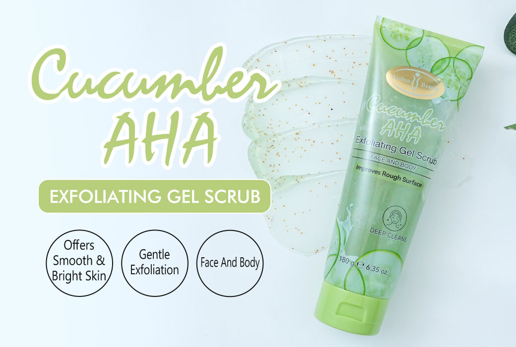 Aichun Beauty Cucumber & AHA Exfoliating Gel Scrub