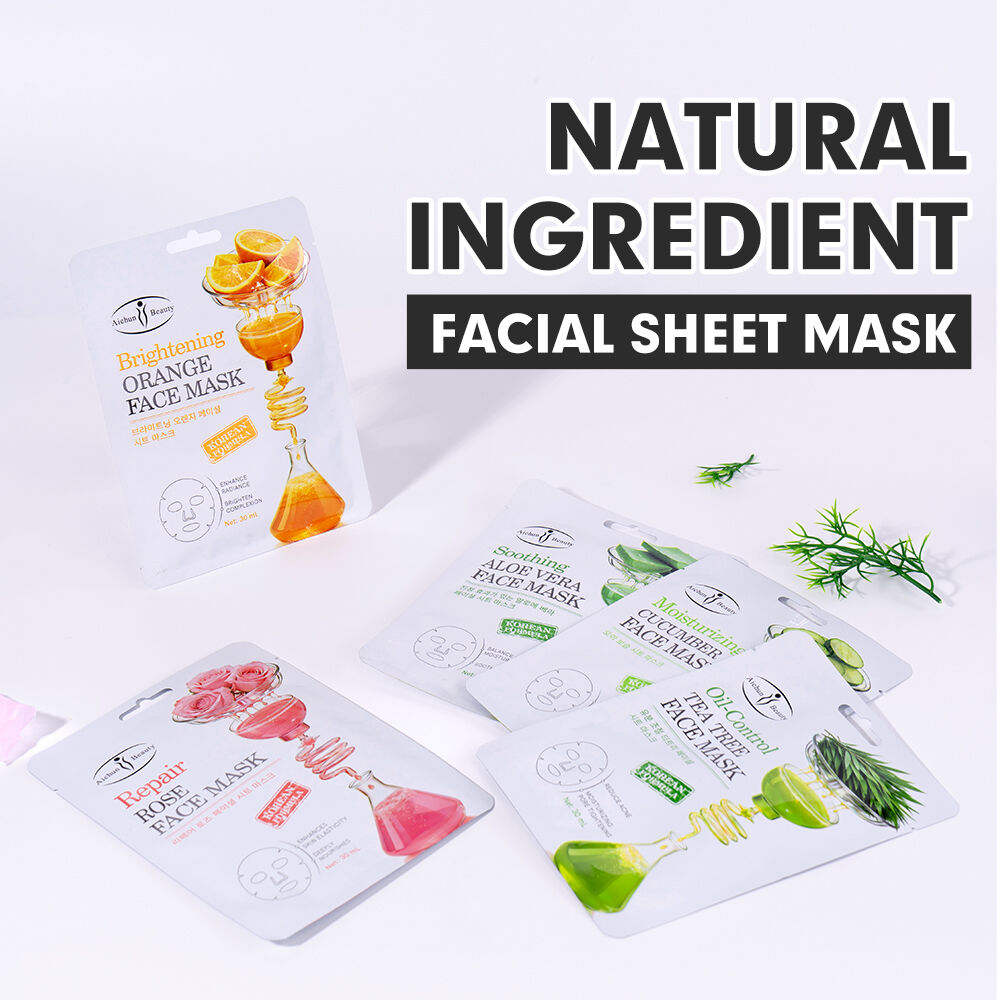 Serie de mascarillas faciales de hoja botánicas Aichun Beauty, venta al por mayor