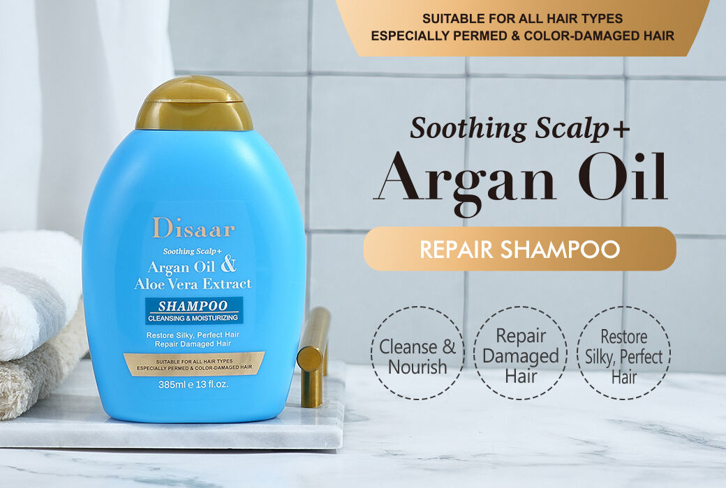 Disaar Argan Oil Repair Shampoo For Damaged And Colored Hair