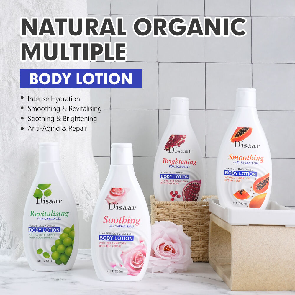 Disaar Body Lotion Series Famaranana sy Fanadiovana Avozavoza ho an’ny Atidoha isan’andro Hanamorana ny Hanamorana ny Hozatra