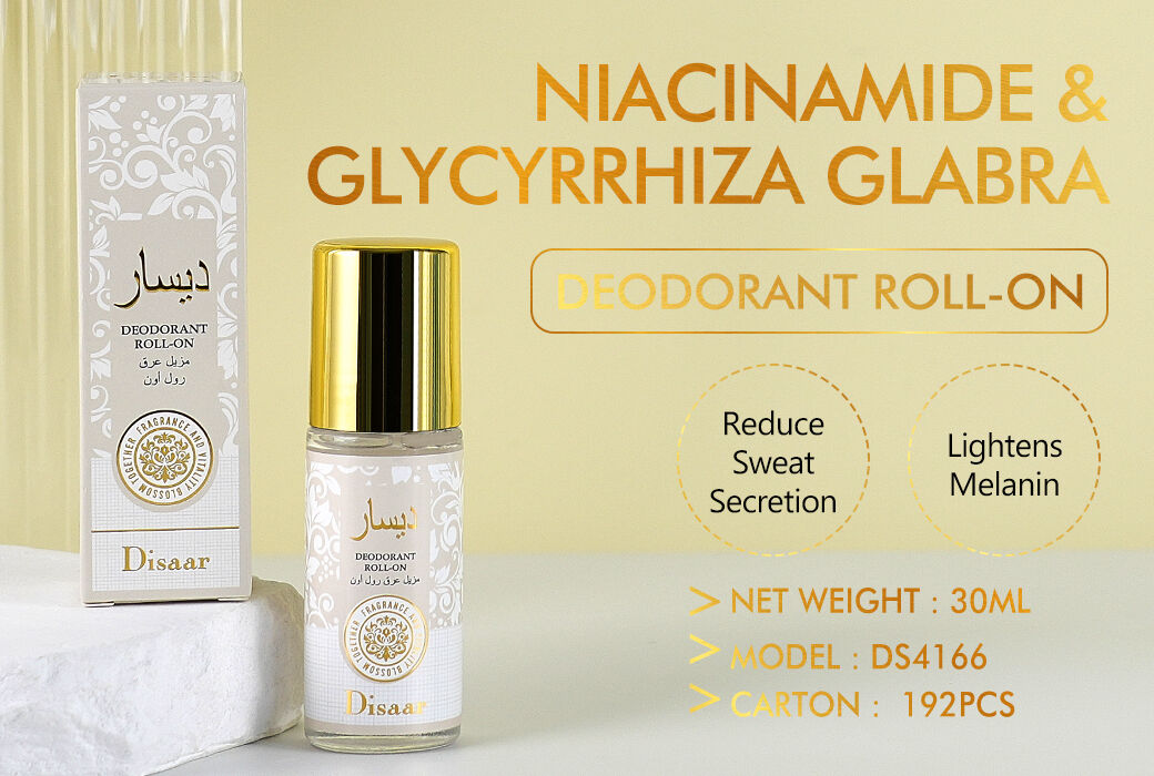 Disaar Niacinamide & Glycyrrhiza Glabra Deodorant Roll-On with Arabic Packaging
