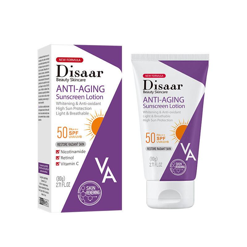 Disaar Protector Solar Spf 50 Alta Protección Respirable con Color Antioxidante Retinol Blanqueador Bloqueador Solar