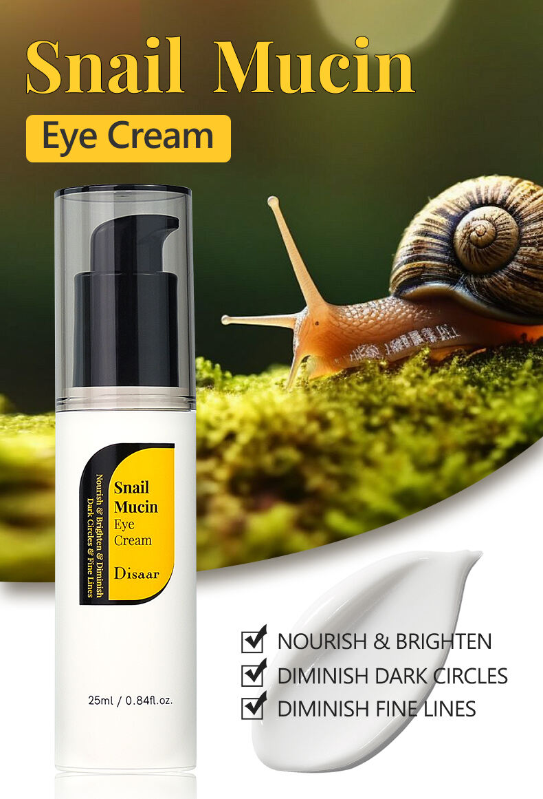 ds5473 disaar snail mucin eye cream   72 snail secretion filtrate  niacinamide 25ml dark circles eye bags and fine lines treatment eye tightening  revitalizing-28