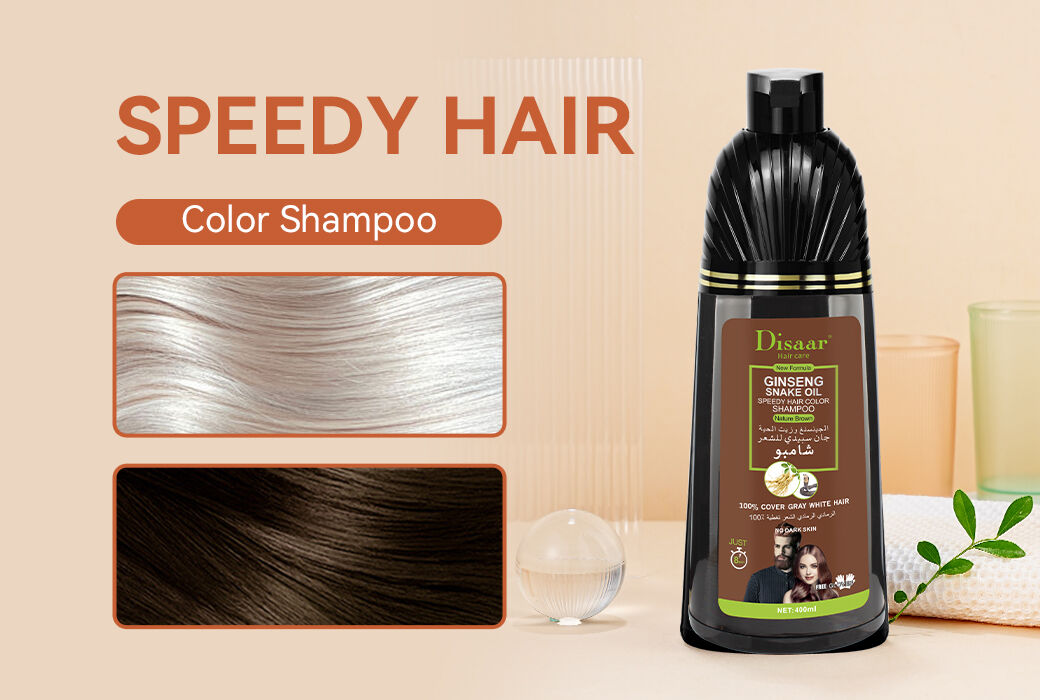 Disaar Brown Shampoo for Natural and Vibrant Hair Color