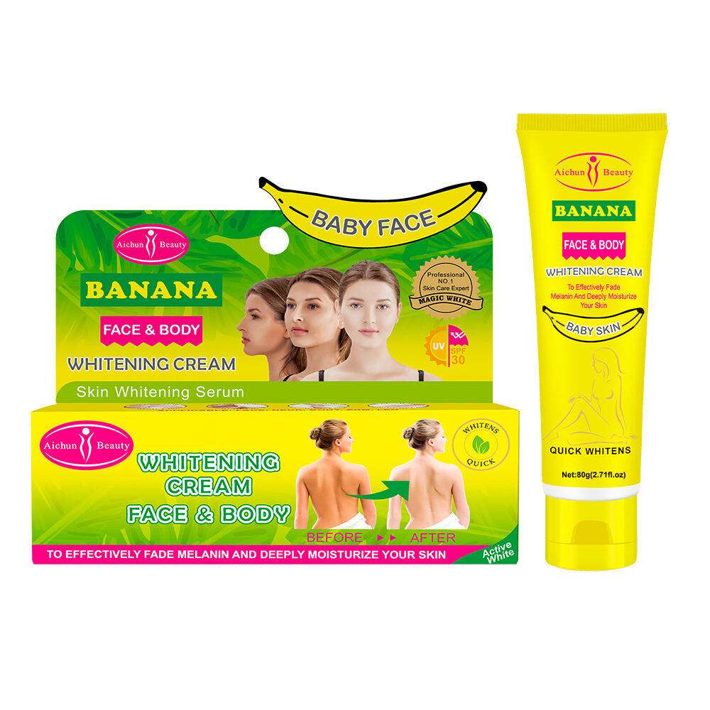 Aichun Beauty Professional OEM Акча Кемитүү Креми Жогоркуу жана Төмөнкүү Дерма Банан Магиясы Акча Кемитүү Креми Бардык Джылыктарга