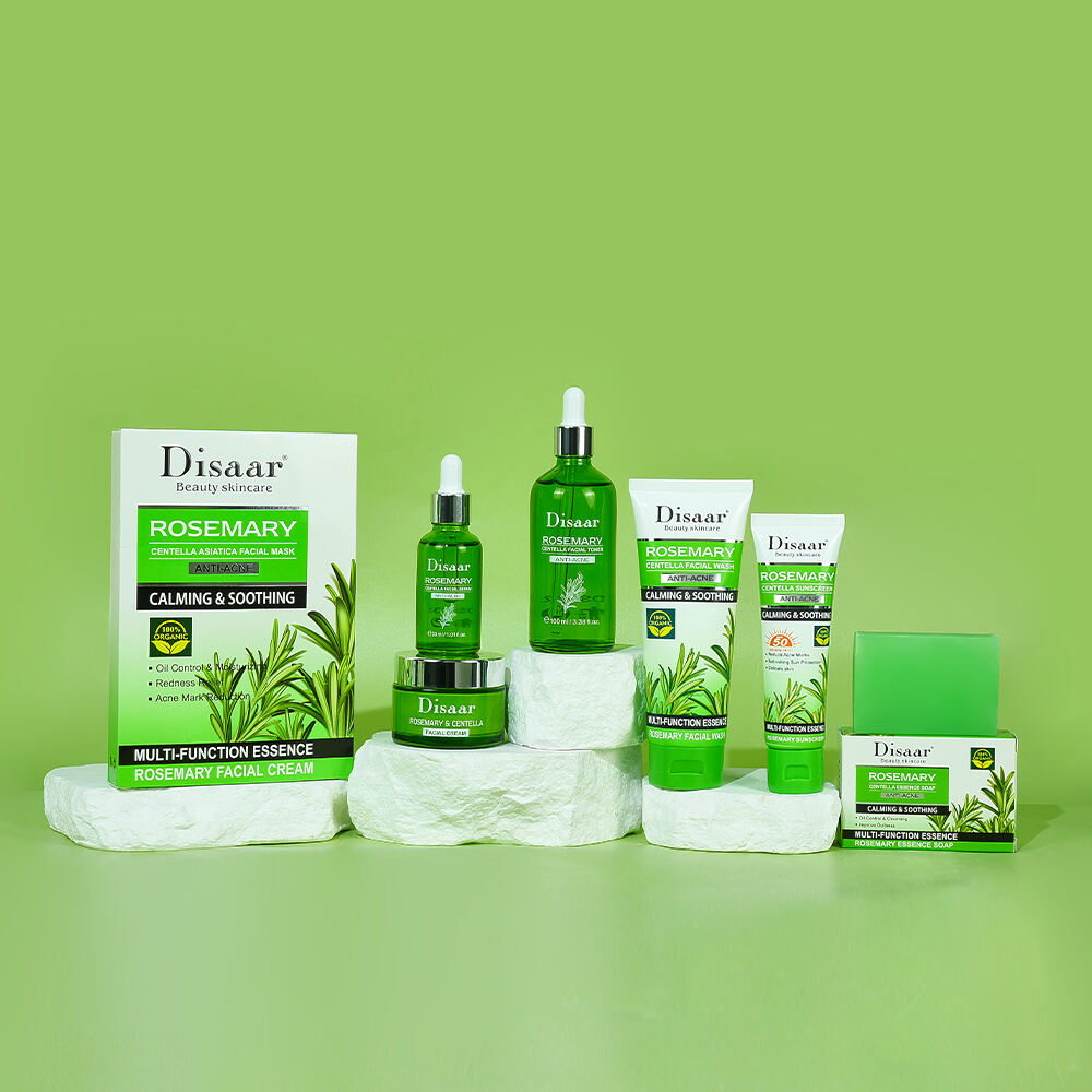 Combat Sensitive Acne-Prone Skin—Rosemary & Centella Asiatica Anti-Acne Skin Care Series