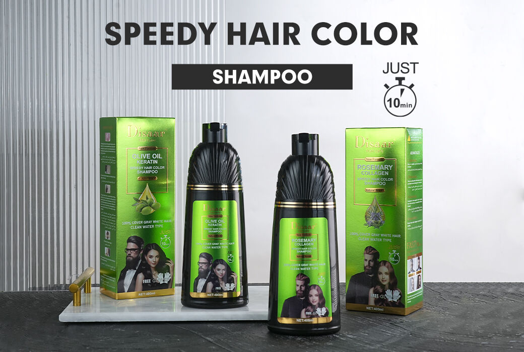 Disaar Speedy Hair Color Shampoo Quick coloring Private Label