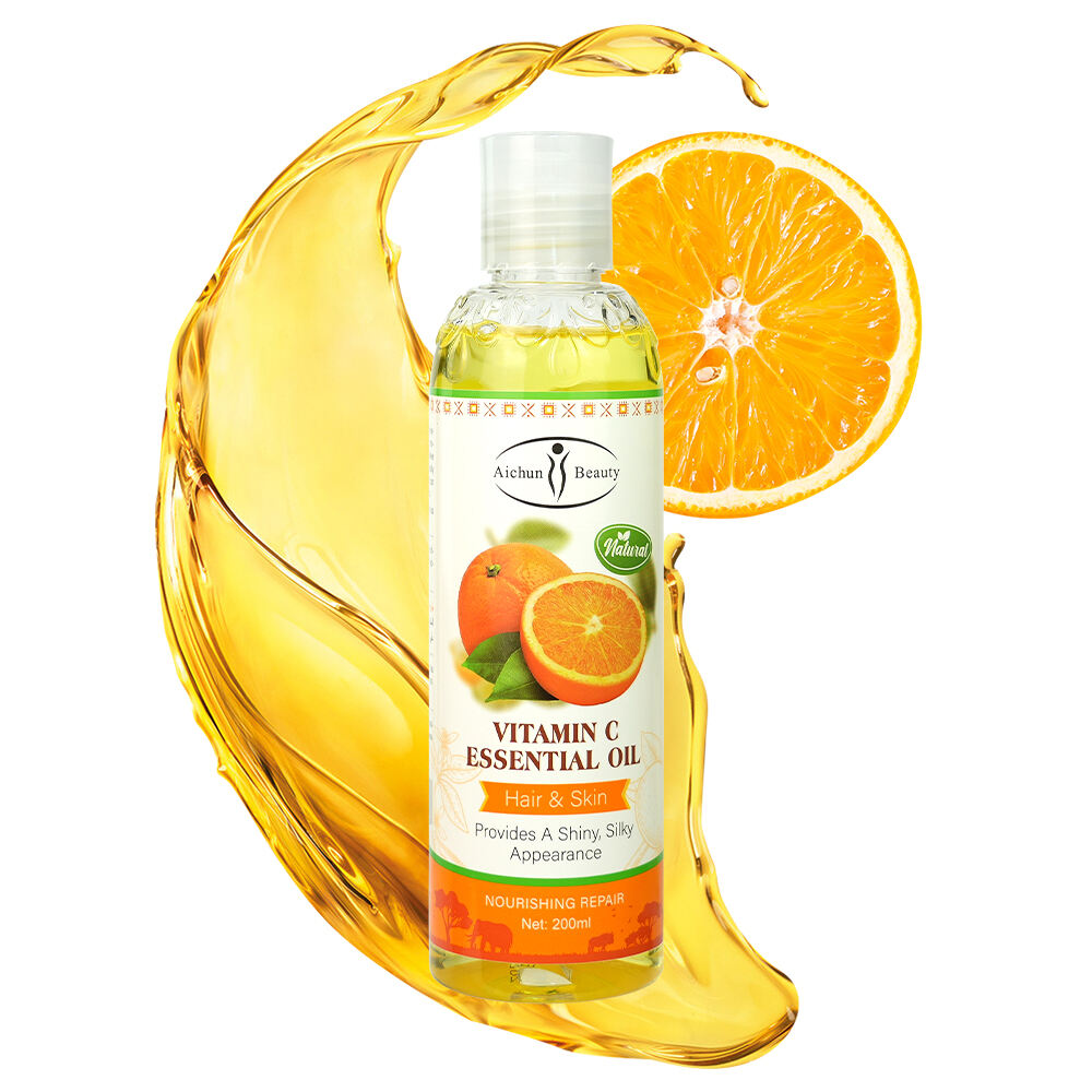 7 days Brighten Vitamin C Essential Body Oil For Hair and Skin Nourishing Repair Improving Dullness Whitening Oil