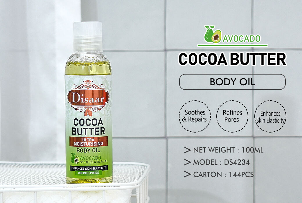Disaar Cocoa Butter & Avocado Body Oil 