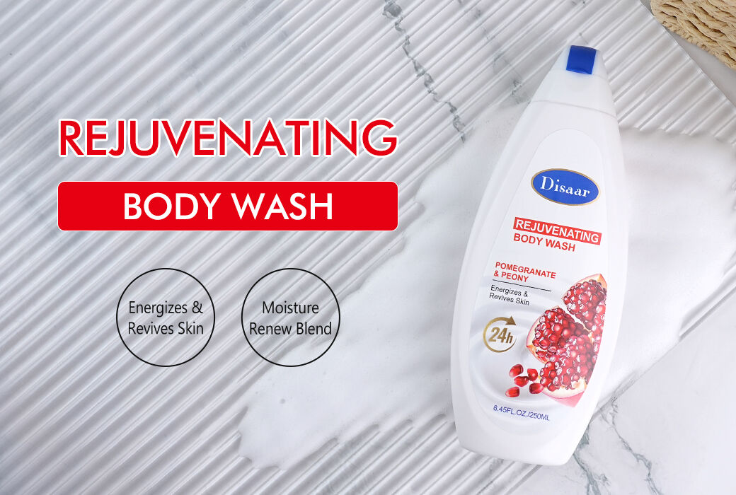 Disaar Pomegranate & Peony Rejuvenating Body Wash (250ml)
