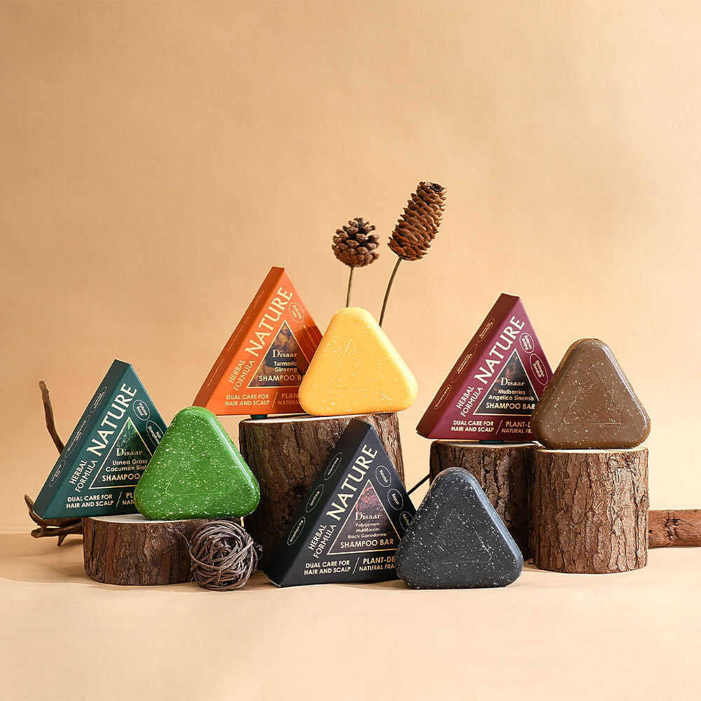 Disaar Herbal Shampoo Bar Natural Hair Care for Strengthening and Nourishing