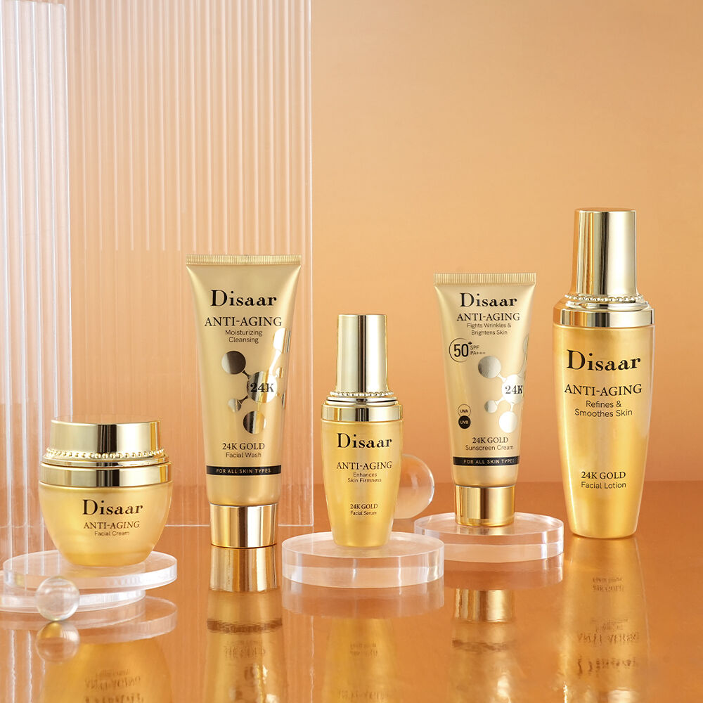 Постачальник засобів для догляду за обличчям із серії Disaar 24K Gold & Peptide Skin Care