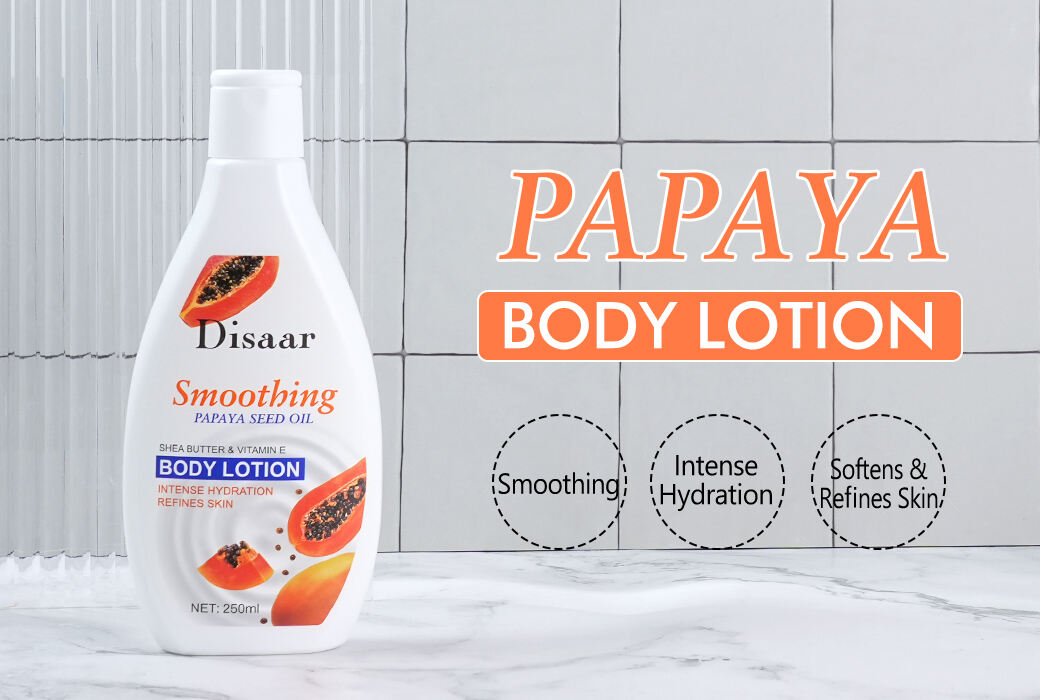 Disaar Papaya Smoothing Body Lotion For Dry & Rough Skin
