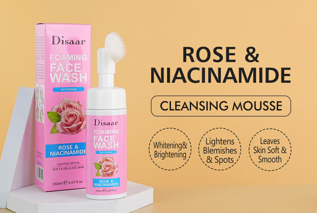 Disaar Rose & Niacinamide Cleansing Mousse (150ml)