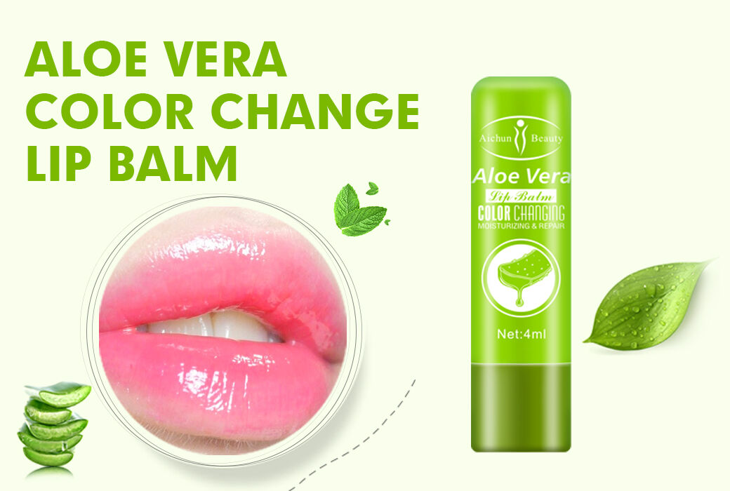 Aichun Beauty Aloe Vera Color Change Lip Balm