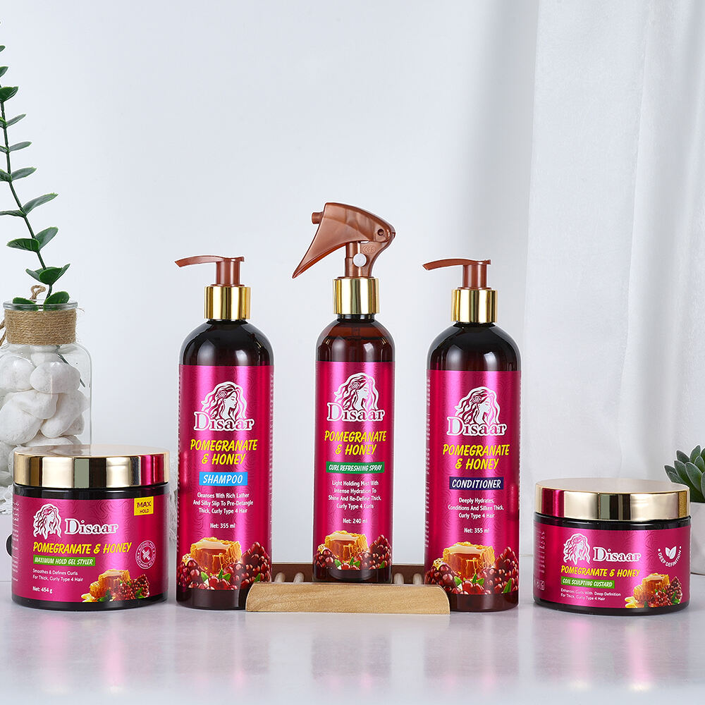 Revive Your Curls With Radiant Shine-Pomegranate & Honey Curly Hair Care Series