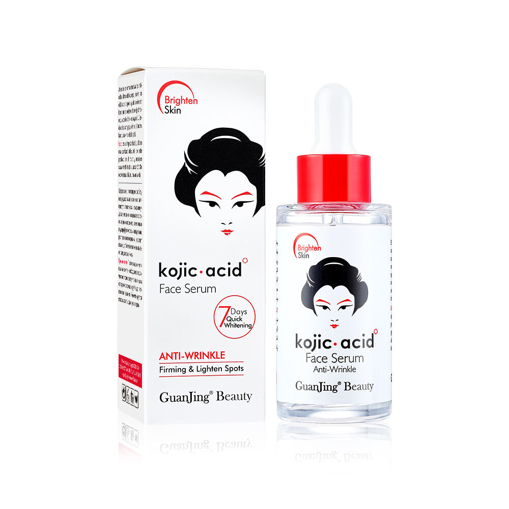 Guanjing Beauty Skin Care Serum Facial Whitening Anti Aging Face Serum With Kojic Acid