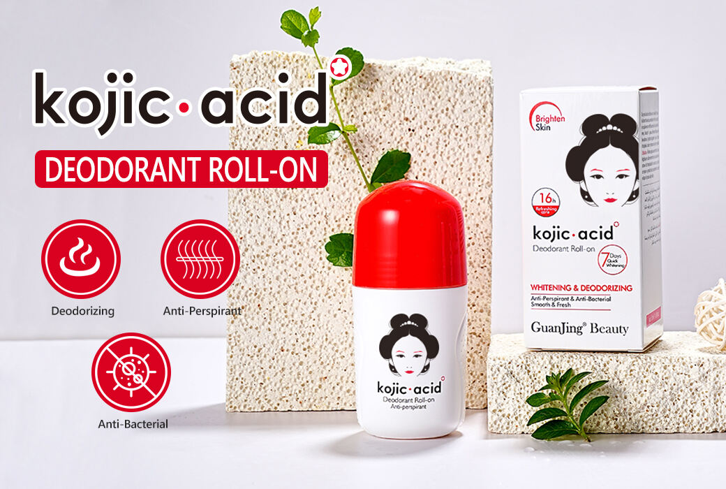 Guanjing Kojic Acid Anti-perspirant 16h Refreshing Care Deodorant Roll-on
