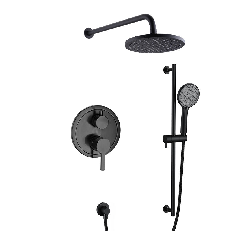 Pressure-balancing 3-way valve for dual-person or shared showers — easy install, smooth control -21P 2748 C301