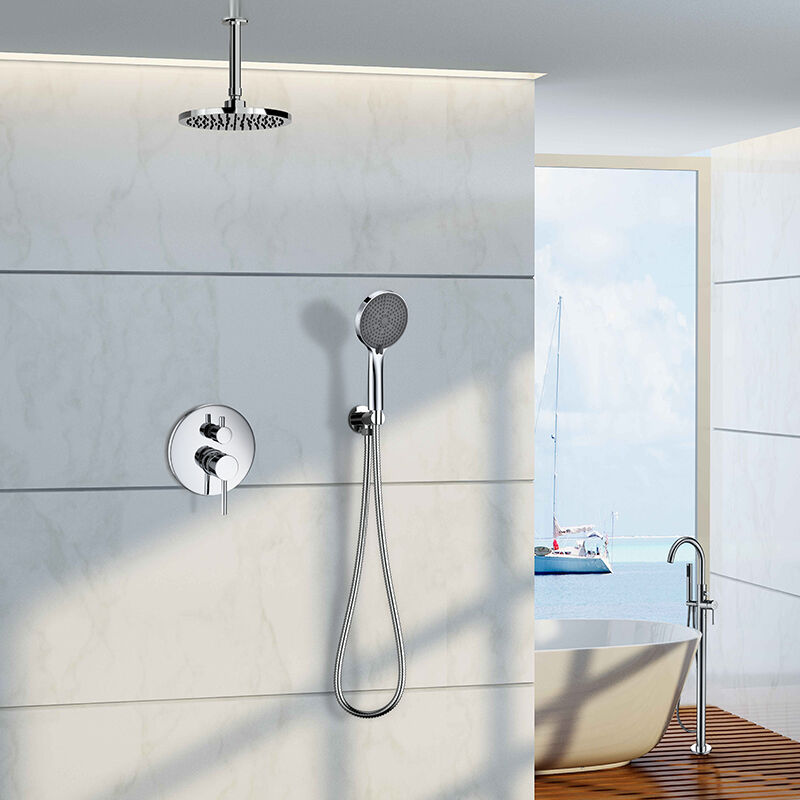 High-Quality Concealed Shower Mixer with Durable Ceramic Valve 37C 0638 E201