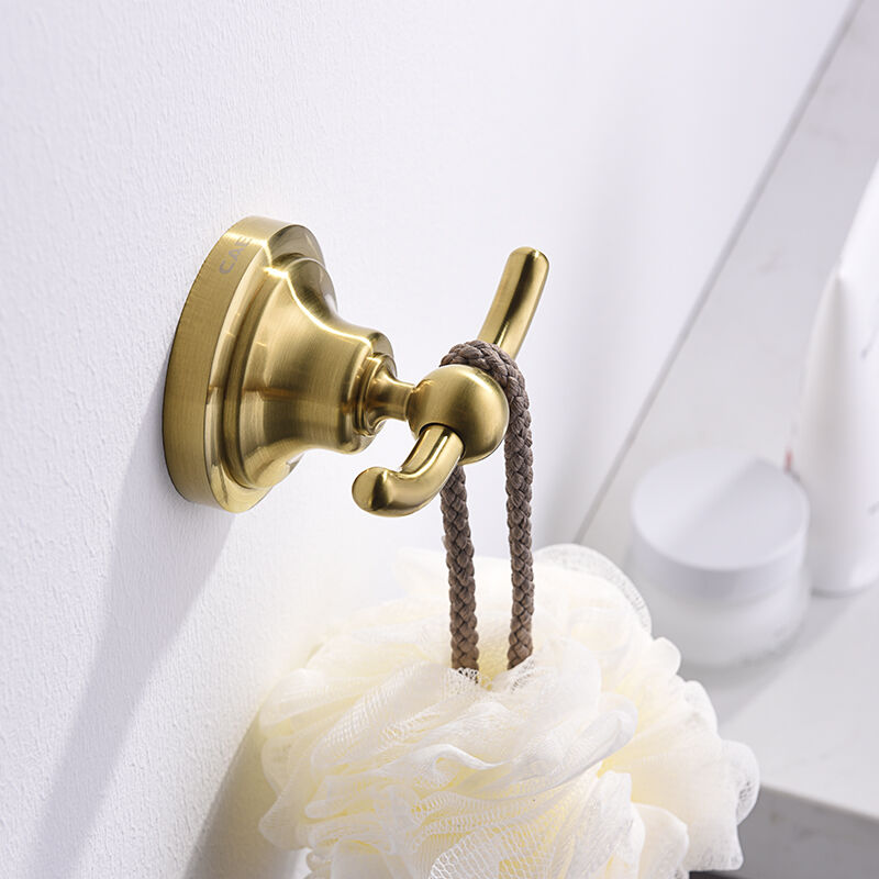 تصميم خطاف مزدوج، خطافات للرداء والمناشف، خطافات حمام لكرات الاستحمام 9519 T03078