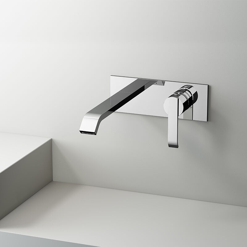 CAE Wall Mounted Lavatory Faucet - Brass Chrome for Small Bathrooms S78 1062