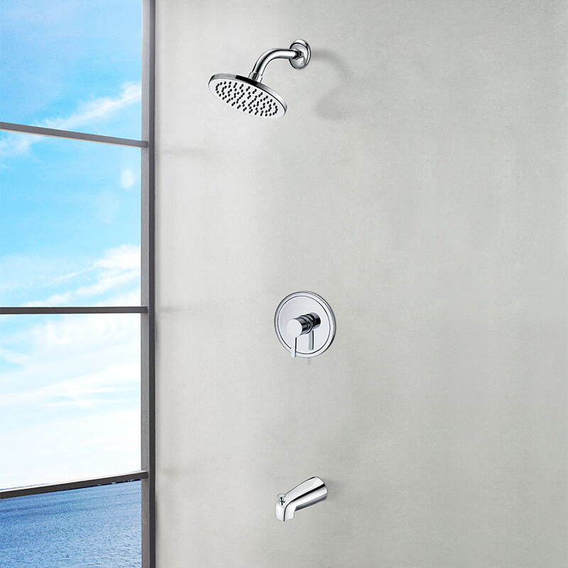 نظام دش وحوض استحمام كامل: مجموعة تشطيب الدش وصمام الدش الخفي (الأساسي)