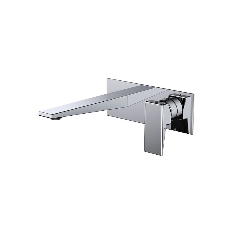 CAE Wall Mounted Lavatory Faucet - Brass Chrome for Small Bathroom 104 10023C