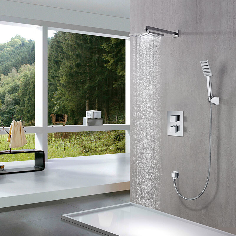 Thermostatic Concealed Shower Mixer 3-Way Diverter
