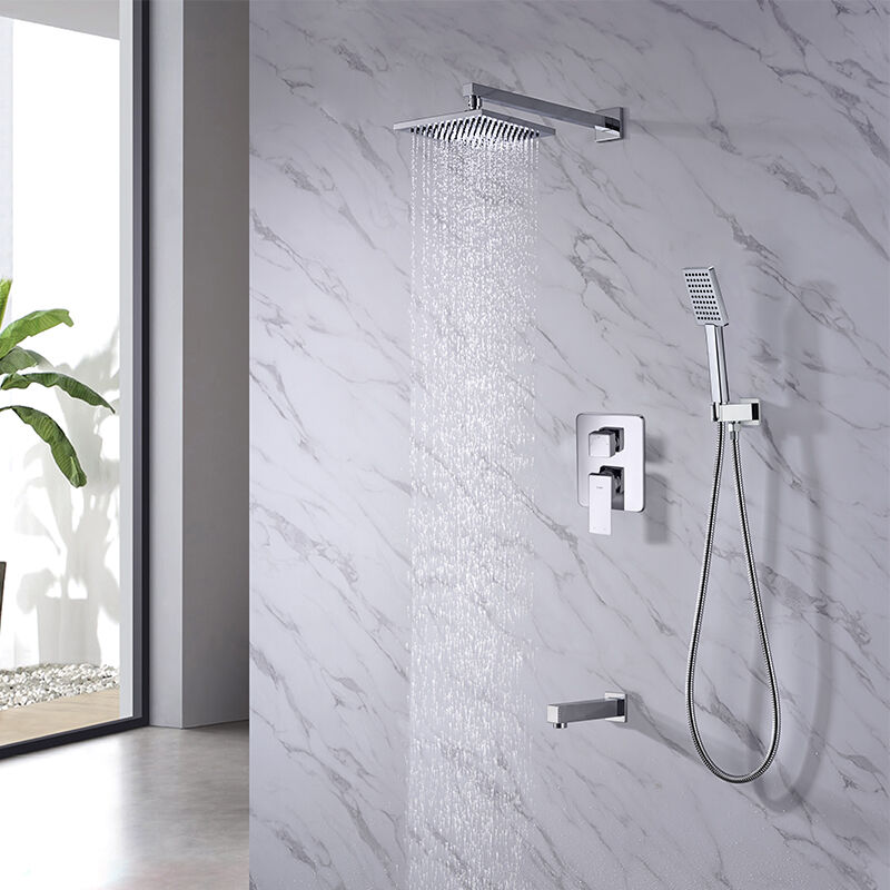 Diverter Concealed Shower Mixer Complete Shower System 