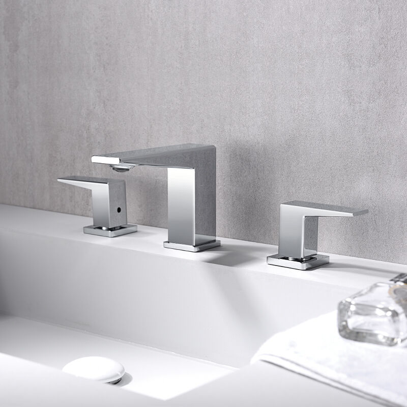 CAE Deck Mount Lavatory Faucet - 3-Hole Design for Traditional Basins 104 10019