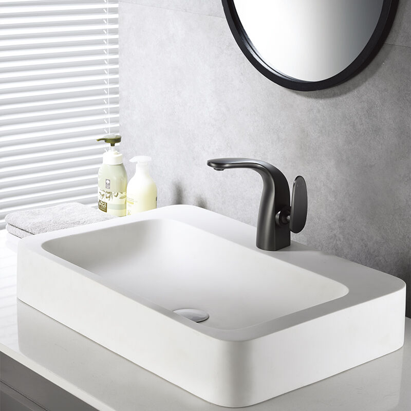 Compact Lavatory Faucet - CAE Sanitary Fittings for Small Vanity Sinks 81 1106