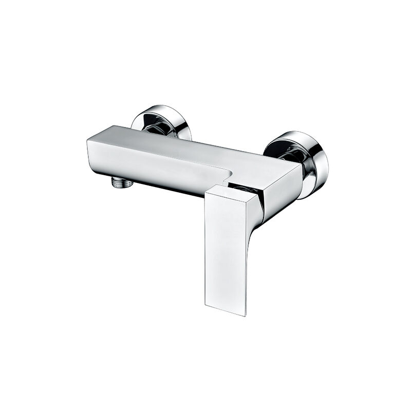 Davos Series - Wall Mount Shower Mixer with Square Handle for Exposed Installation - 44 2194
