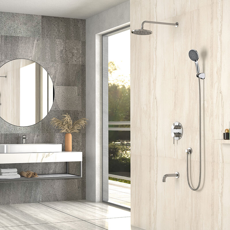 Concealed Shower Mixer 3-Way Diverter - CAE Sanitary Fittings Multi-Outlet 37C 0635 B301